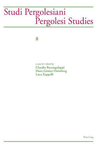 ﻿Pergolesian Studies / Pergolesi Studies