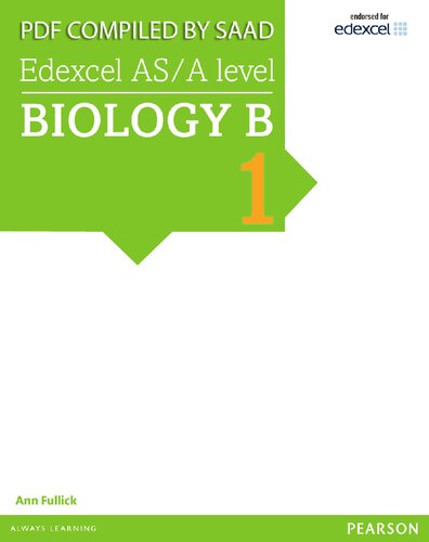 ﻿Edexcel AS/A level Biology B Student Book 1 ActiveBook (Edexcel GCE Science 2015)
