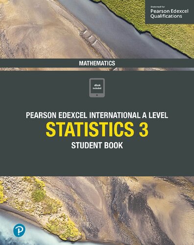 ﻿کتاب دانشجویی Pearson Edexcel International A Level Mathematics Statistics 3