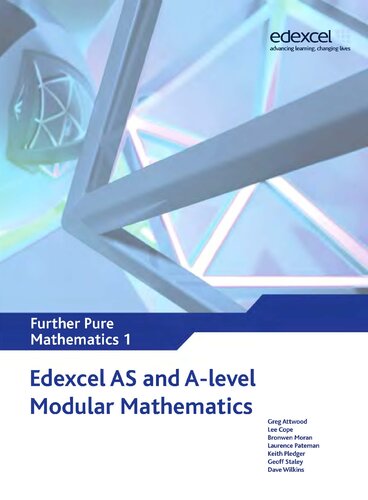 ﻿Edexcel AS و A Level Modular Mathematics - Further Pure Mathematics 1