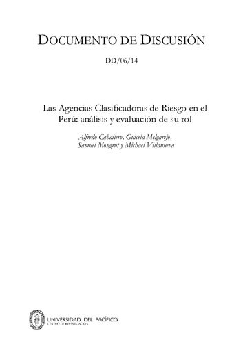 ﻿آژانس های رتبه بندی ریسک در پرو: تجزیه و تحلیل و ارزیابی نقش آنها