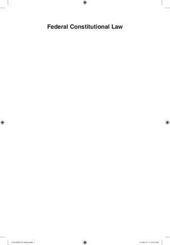 ﻿قانون اساسی فدرال: دیدگاه معاصر