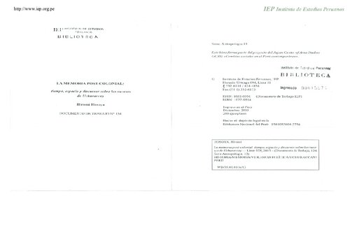 ﻿حافظه پسااستعماری: زمان، مکان و گفتمان‌ها درباره وقایع اوچوراکا