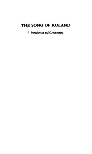 ﻿آهنگ رولاند: نسخه تحلیلی. جلد اول: مقدمه و تفسیر