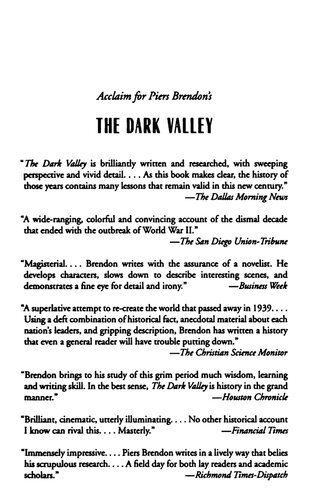 ﻿دره تاریک: پانورامای دهه 1930