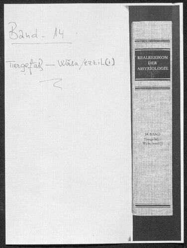 ﻿Reallexikon der Assyriologie و باستان شناسی خاور نزدیک [RlA]