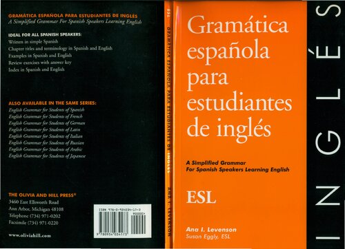 ﻿Gramatica Espanola Para Estudiantes De Ingles: گرامر ساده شده برای اسپانیایی زبانان در حال یادگیری انگلیسی