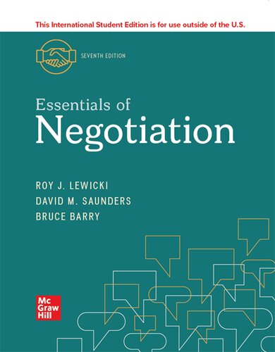 ﻿ISE Essentials of Negotiation