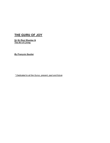 ﻿گورو شادی: سری سری راوی شانکار و هنر زندگی