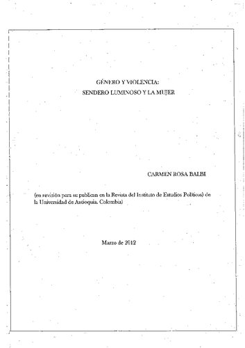 ﻿جنسیت و خشونت: راه درخشان و زنان