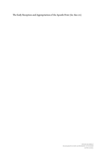 ﻿استقبال اولیه و تخصیص پیتر رسول 60-800 پس از میلاد نویسندگان ماهیگیر