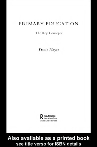 ﻿آموزش ابتدایی: مفاهیم کلیدی (راهنماهای کلیدی راتلج)