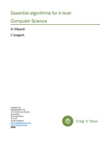 ﻿الگوریتم های ضروری برای علوم کامپیوتر سطحی