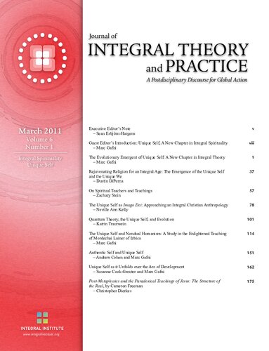 ﻿مجله تئوری و عمل انتگرال 2011 — جلد. 6، شماره 1