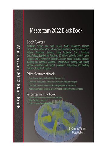 ﻿Mastercam 2022 Black Book