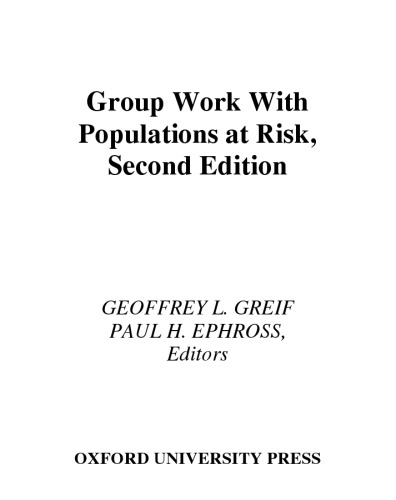 کار گروهی با جمعیت در معرض خطر