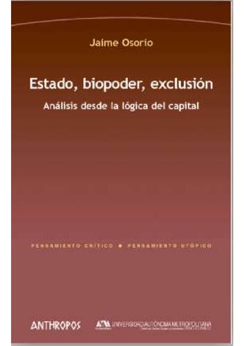 ﻿دولت، قدرت زیستی، طرد: تحلیل از منطق سرمایه