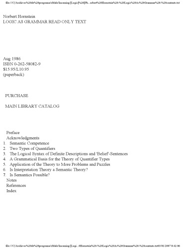 ﻿منطق به مثابه گرامر: رویکردی به معنا در زبان طبیعی