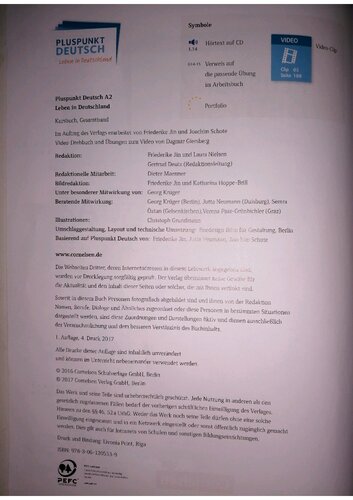 ﻿Pluspunkt Deutsch - Leben in Deutschland A2: جلد کامل - کتاب دوره با تمرینات تعاملی در scook.de