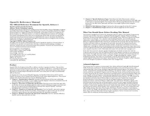 ﻿راهنمای مرجع OpenGL(R): سند مرجع رسمی به OpenGL، نسخه 1.4 (ویرایش چهارم)