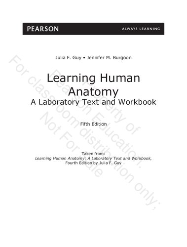 ﻿یادگیری آناتومی انسان: متن آزمایشگاهی و کتاب کار