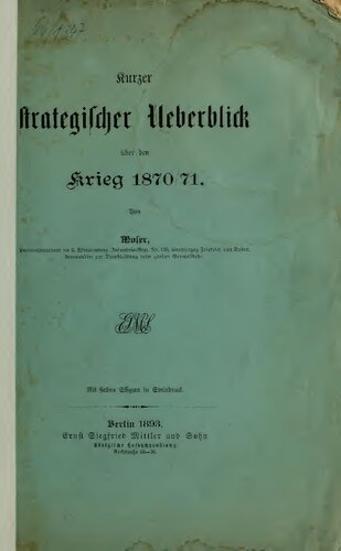 ﻿مروری کوتاه بر جنگ 1870/71