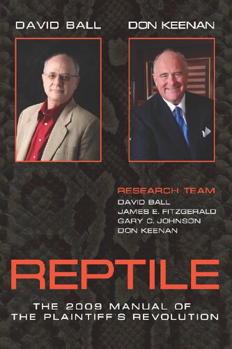 ﻿Reptile: The 2009 Manual of the Plaintiff's Revolution Paperback