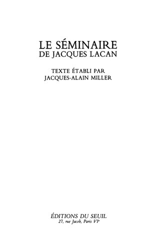 ﻿طرف دیگر روانکاوی (1969-1970)