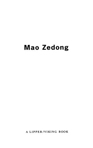 ﻿Mao Zedong: A Life