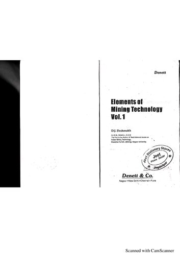 ﻿عناصر فناوری معدن