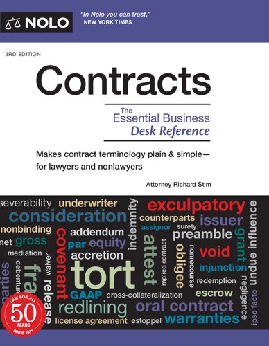 ﻿Contracts: The Essential Business Desk Reference