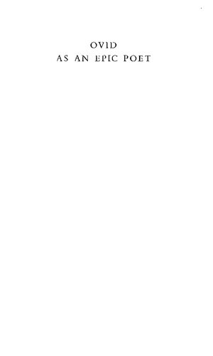 ﻿اووید به عنوان شاعر حماسی