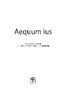 ﻿Aequum ius. از دوستان و همکاران تا پنجاهمین سالگرد پروفسور D.V. دوژدف