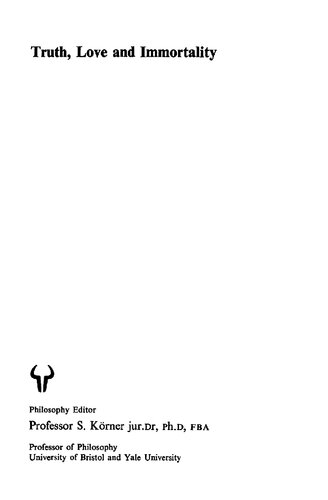 ﻿حقیقت، عشق و جاودانگی: مقدمه ای بر فلسفه مک تاگارت