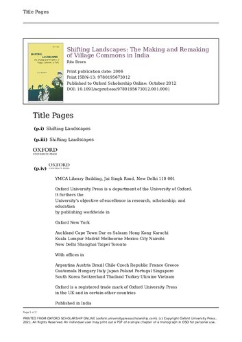 ﻿تغییر مناظر: ساخت و بازسازی عوام دهکده در هند