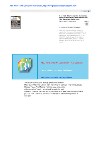 Red Hat Enterprise لینوکس & amp؛ فدورا هسته 4: مرجع کامل