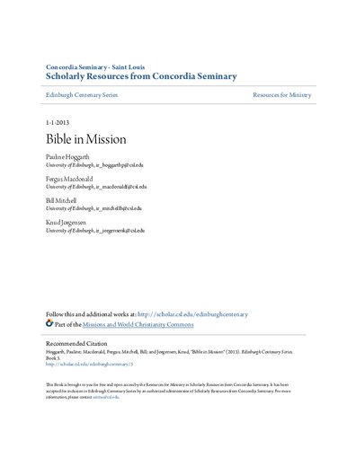 ﻿کتاب مقدس در مأموریت: 18 (سریال صدمین سالگرد ادینبورگ)