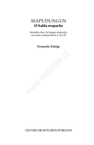 ﻿ماپودونگون: زبان ماپوچه