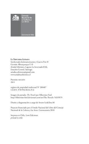 ﻿سنگر نامه نگاری: روشنفکران آمریکای لاتین و جنگ سرد