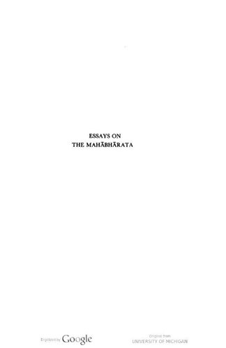 ﻿مقالاتی در مورد مهابهاراتا (کتابخانه هندشناسی بریل)