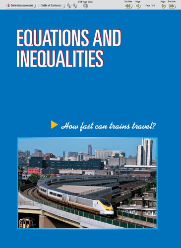 ﻿McDougal Littlell Algebra 2: Student Edition 2001