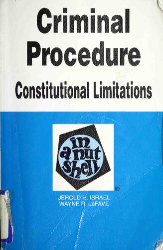 ﻿آیین دادرسی کیفری: محدودیت های قانون اساسی به طور خلاصه (سریال خلاصه)