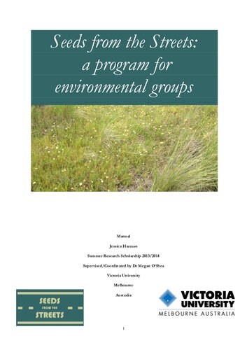 ﻿دانه هایی از خیابان ها: برنامه ای برای گروه های محیط زیست