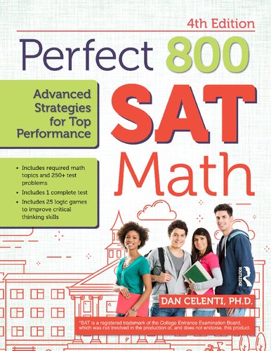 ﻿Perfect 800: SAT Math، استراتژی های پیشرفته برای عملکرد برتر