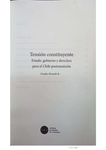 ﻿تنش تشکیل دهنده: دولت، دولت و حقوق برای شیلی پس از گذار