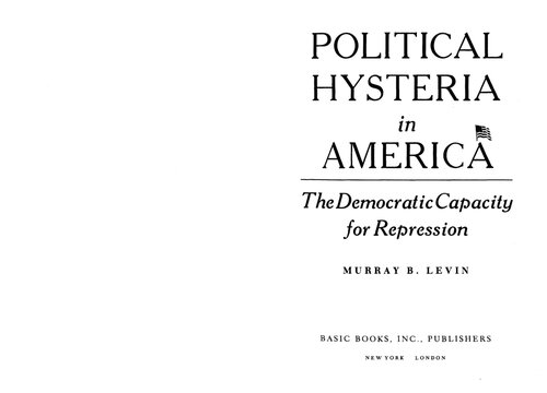 ﻿هیستری سیاسی در آمریکا