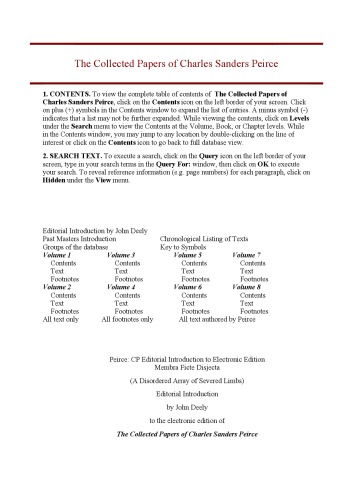 مقالات جمع آوری شده از چارلز سندرز پیرس