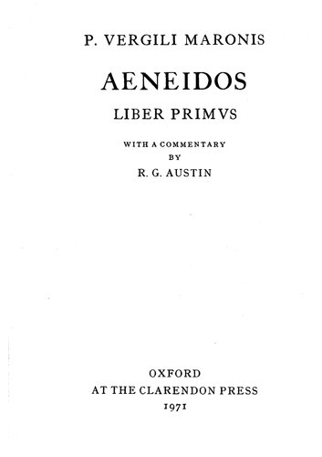 ﻿Aeneidos liber primus = کتاب Aeneis 1