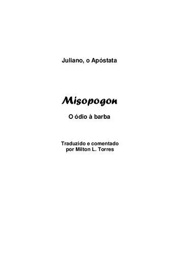 ﻿Misopogon: نفرت از ریش