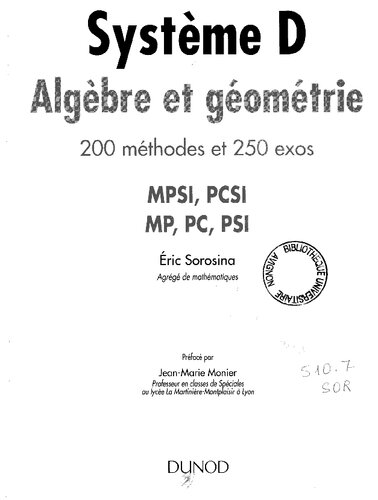 ﻿سیستم D جبر و هندسه